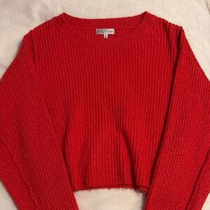 Fitz+Eddie red sweater